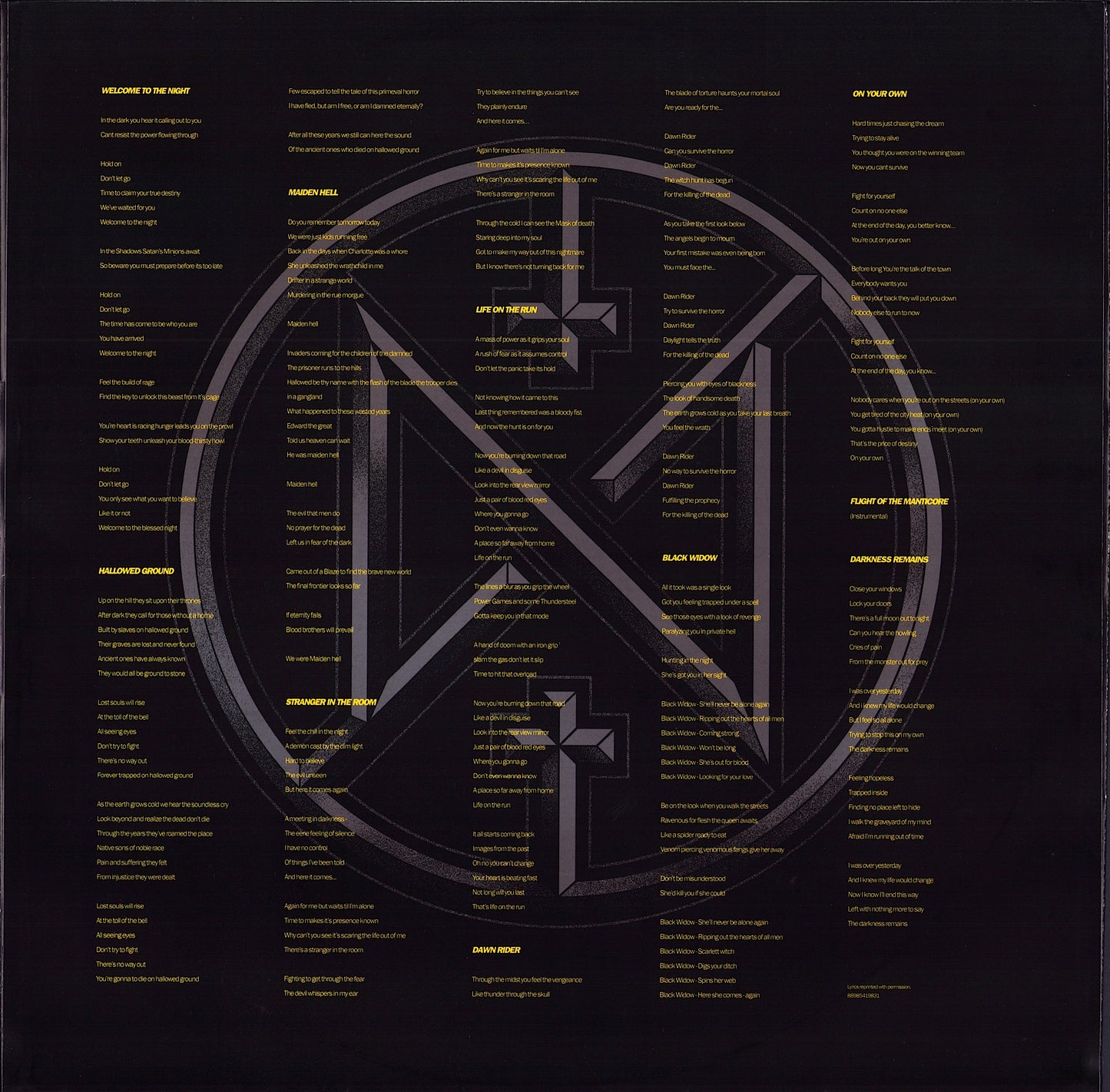Night Demon – Darkness Remains Green Dark Marbled Vinyl LP + CD Limited Edition