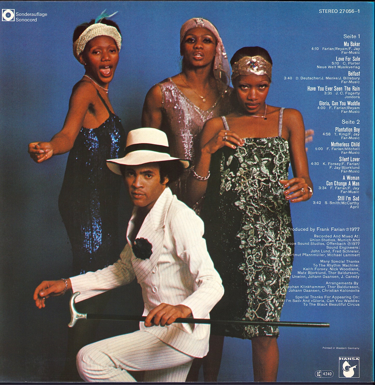 Boney M. - Love For Sale Vinyl LP Club Edition