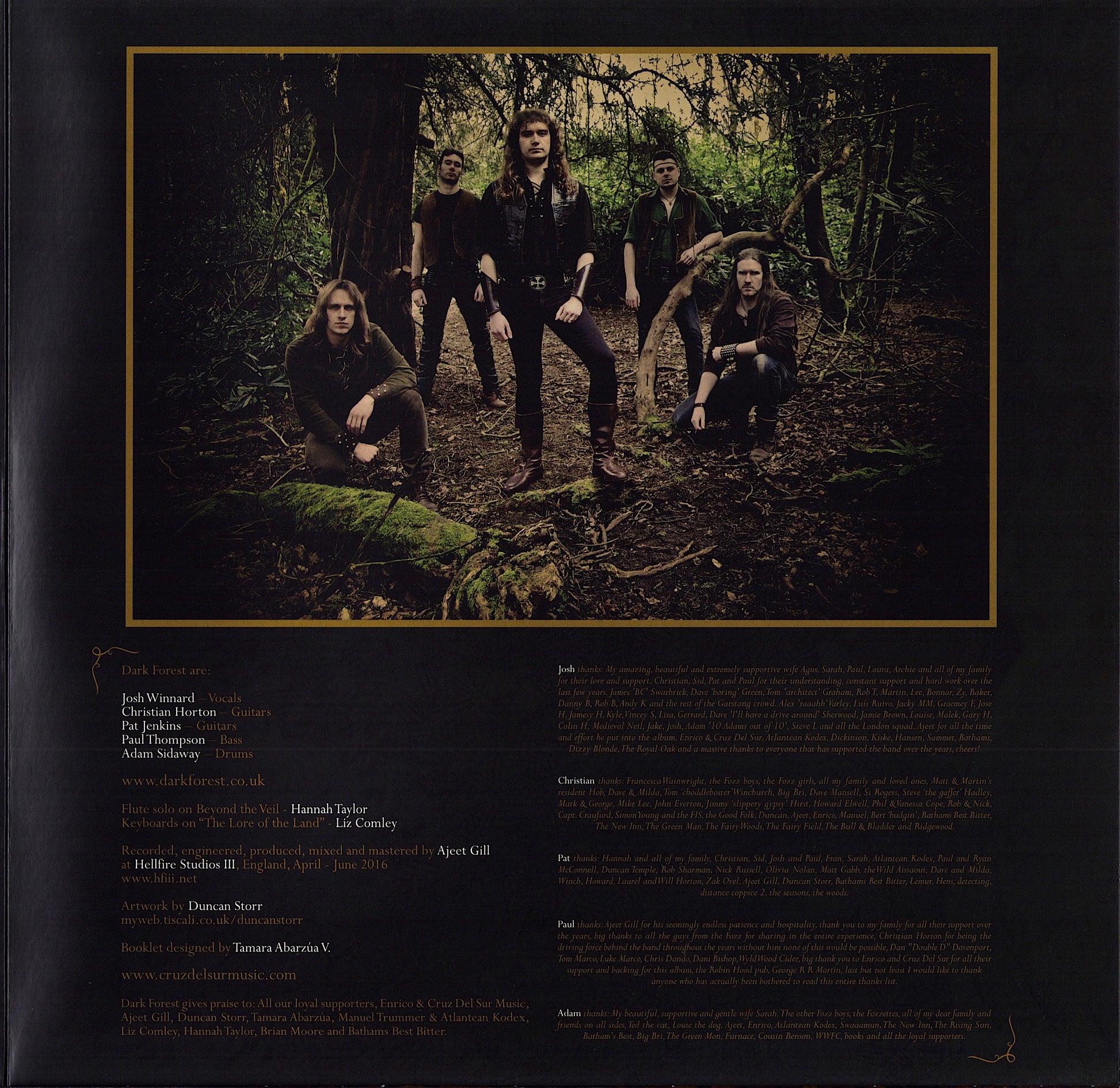 Dark Forest - Beyond The Veil Olivegreen Vinyl 2LP Limited Edition