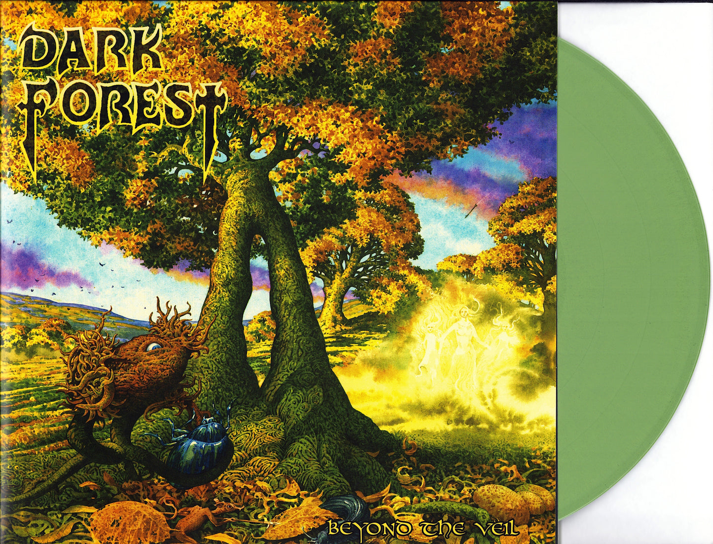 Dark Forest - Beyond The Veil Olivegreen Vinyl 2LP Limited Edition