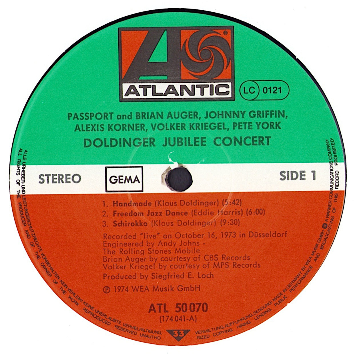 Passport And Brian Auger, Johnny Griffin, Alexis Korner, Volker Kriegel, Pete York - Doldinger Jubilee Concert