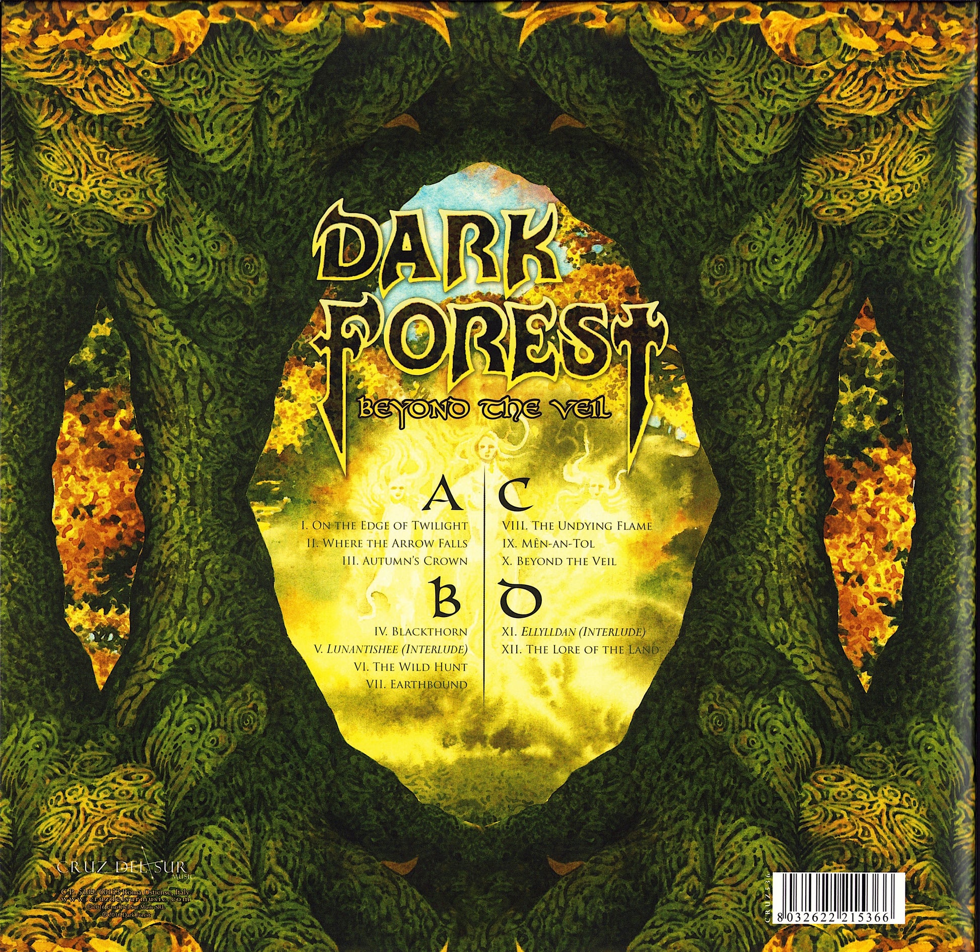 Dark Forest - Beyond The Veil Olivegreen Vinyl 2LP Limited Edition