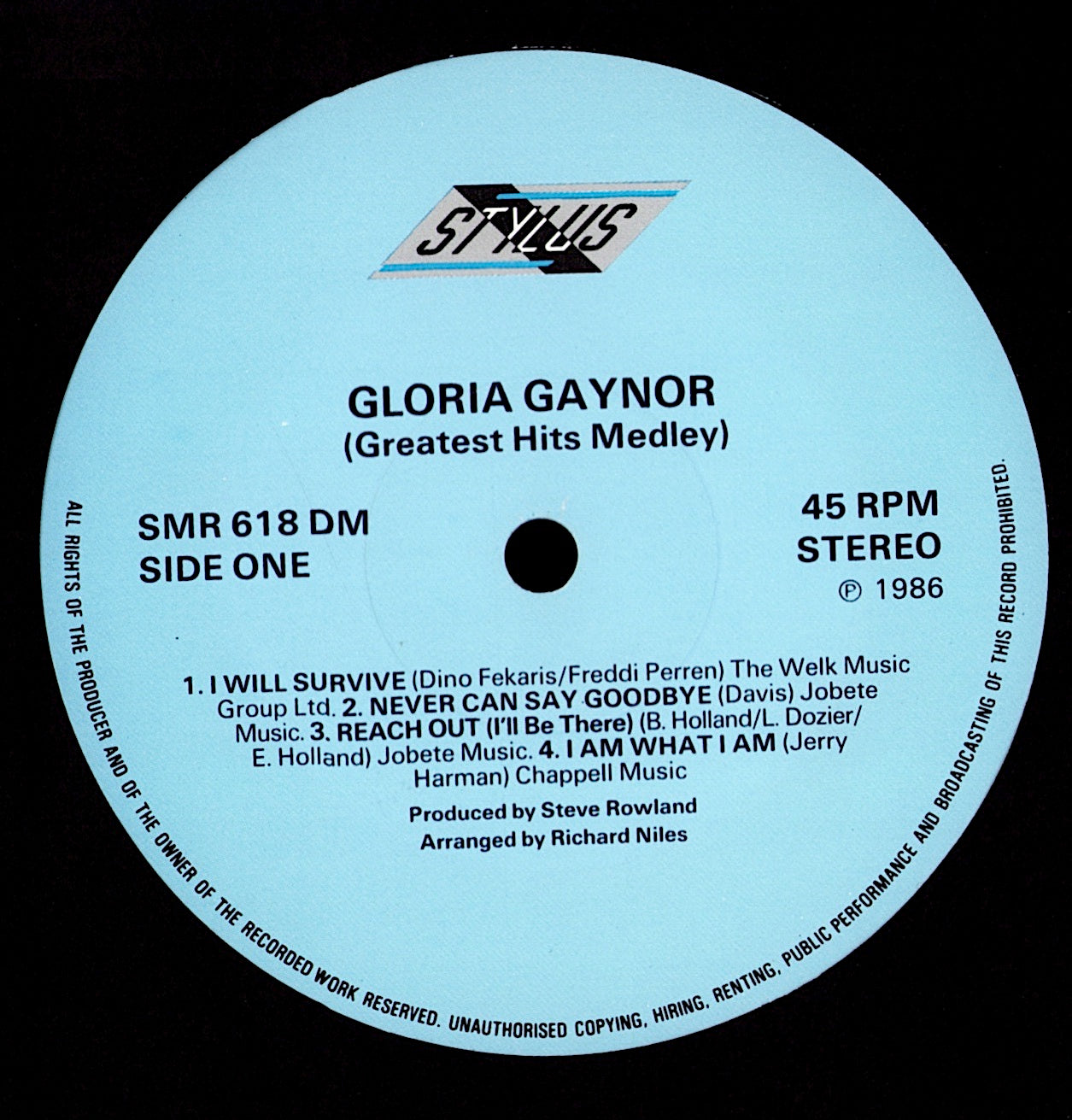 Gloria Gaynor ‎- I've Got You Vinyl LP Kopie