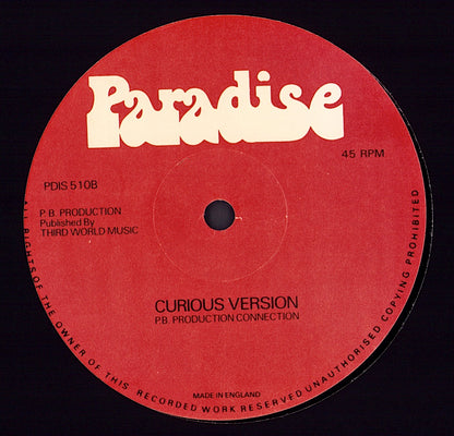 Dave Barker - Curious Vinyl 12"