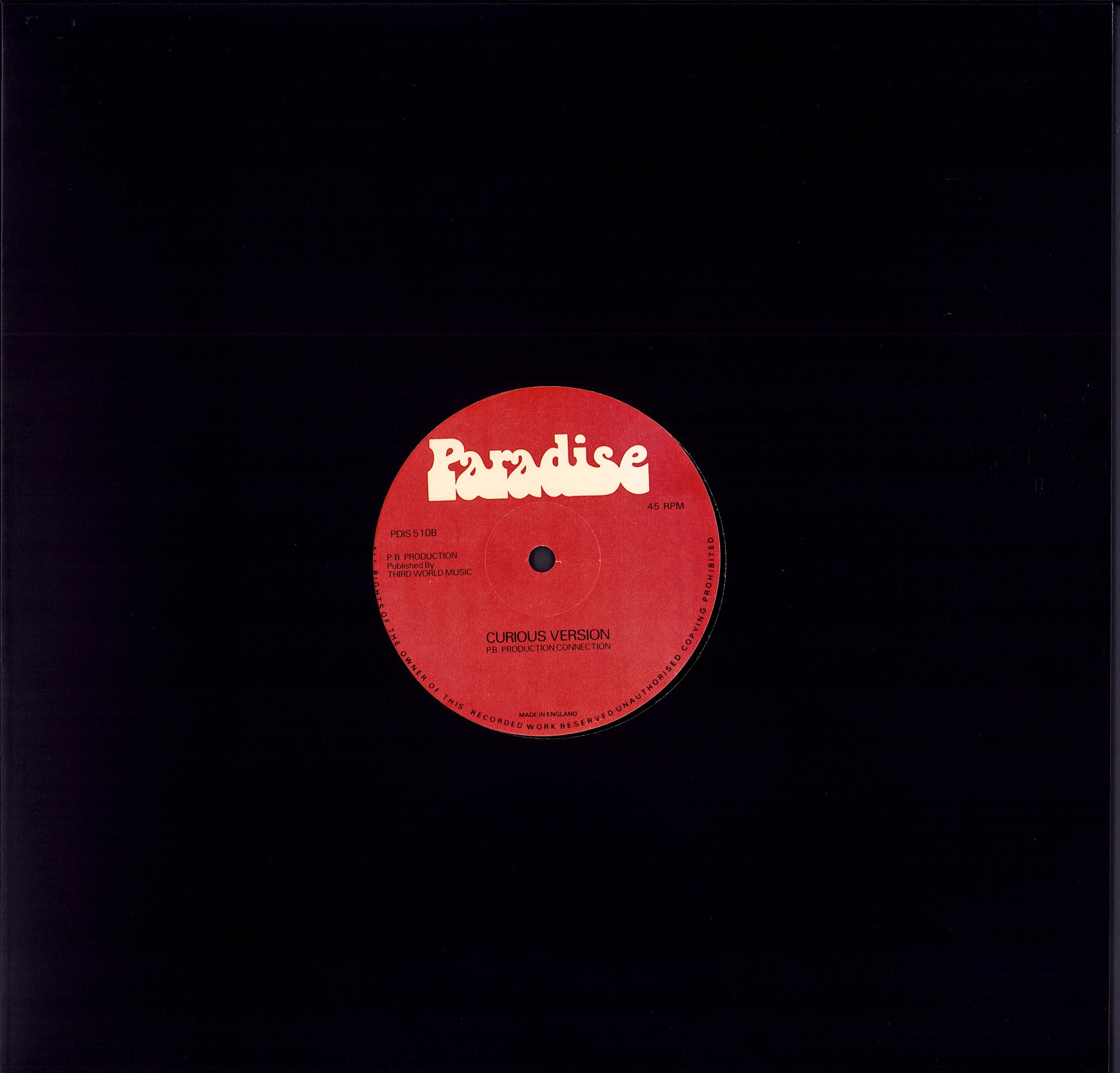 Dave Barker - Curious Vinyl 12"