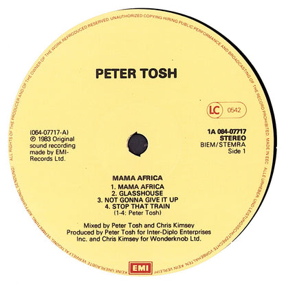 Peter Tosh – Mama Africa Vinyl LP