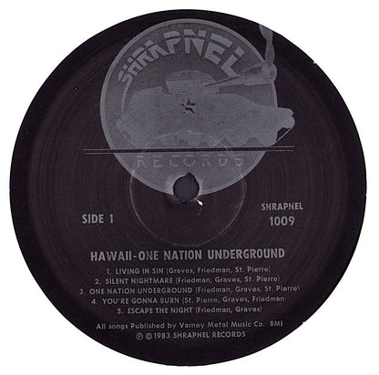 Hawaii - One Nation Underground Vinyl LP