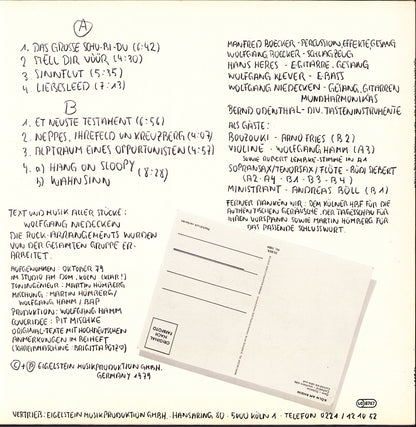 Wolfgang Niedecken's BAP - Rockt Andere Kölsche Leeder Vinyl LP