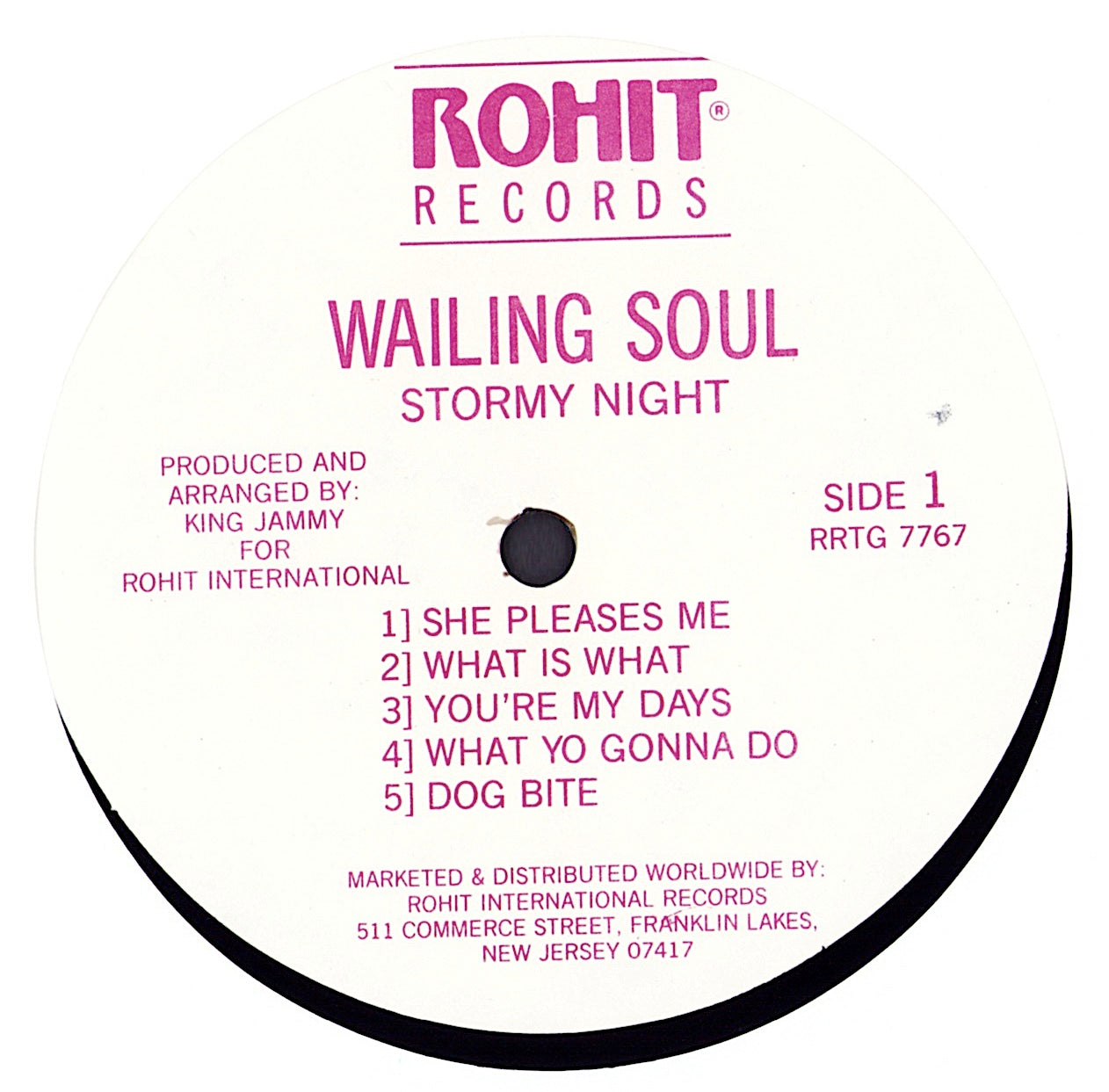 Wailing Soul - Stormy Night Vinyl LP