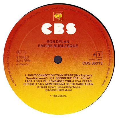 Bob Dylan ‎- Empire Burlesque Vinyl LP