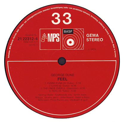 George Duke ‎- Feel Vinyl LP