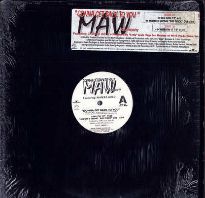 MAW & Company Featuring: Xaviera Gold - Gonna Get Back To You Vinyl 12"