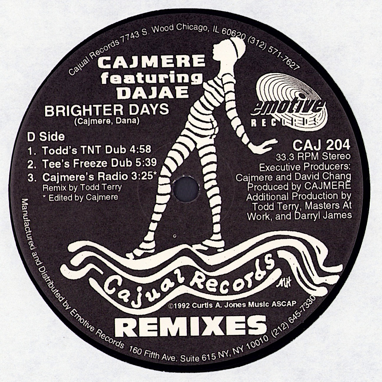 Cajmere Featuring Dajae - Brighter Days Remixes