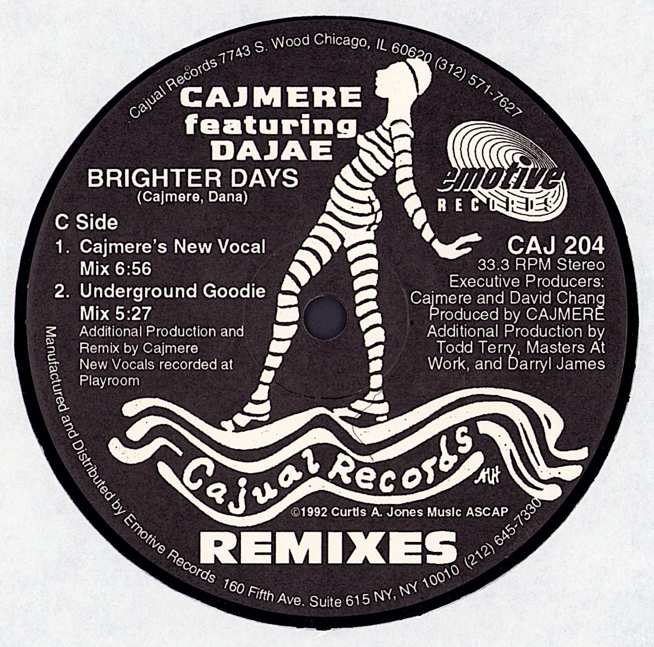 Cajmere Featuring Dajae - Brighter Days (Remixes) (Vinyl 2x12