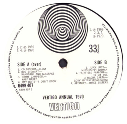 The Vertigo Annual 1970 Vinyl 2LP