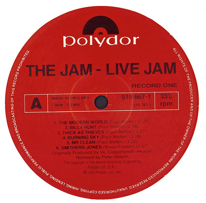 The Jam – Live Jam Vinyl 2LP