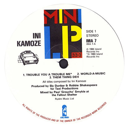 Ini Kamoze - Ini Kamoze Vinyl LP