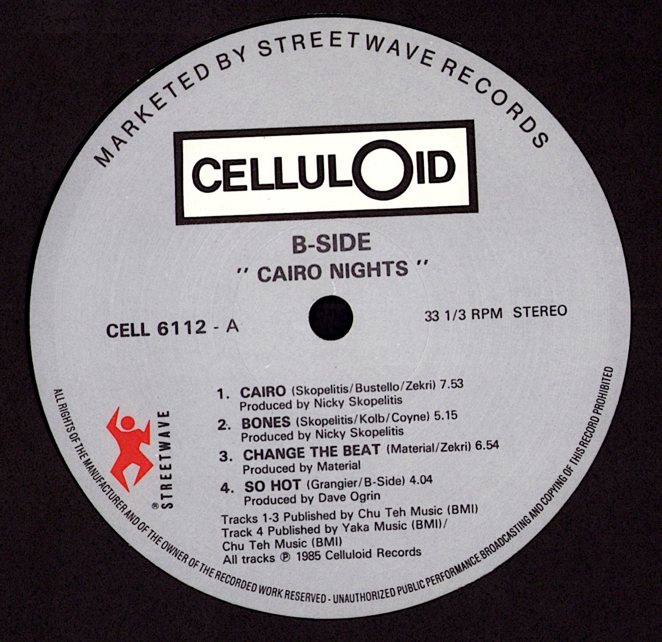 B-Side – Cairo Nights Vinyl LP | UK Original | 1985