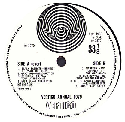 The Vertigo Annual 1970 Vinyl 2LP