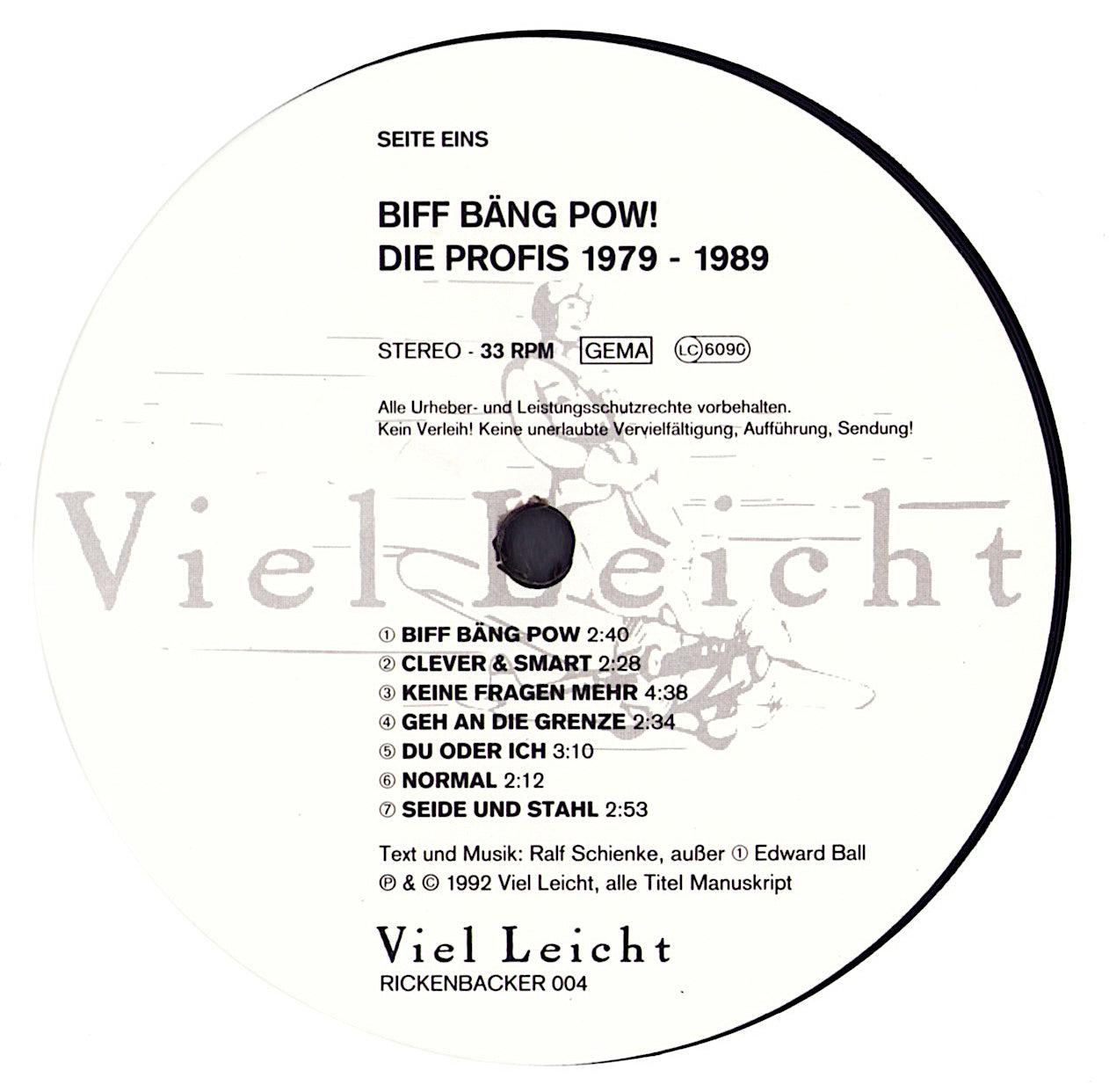 Die Profis - Biff Bäng Pow! Die Profis 1979-1989 Vinyl LP