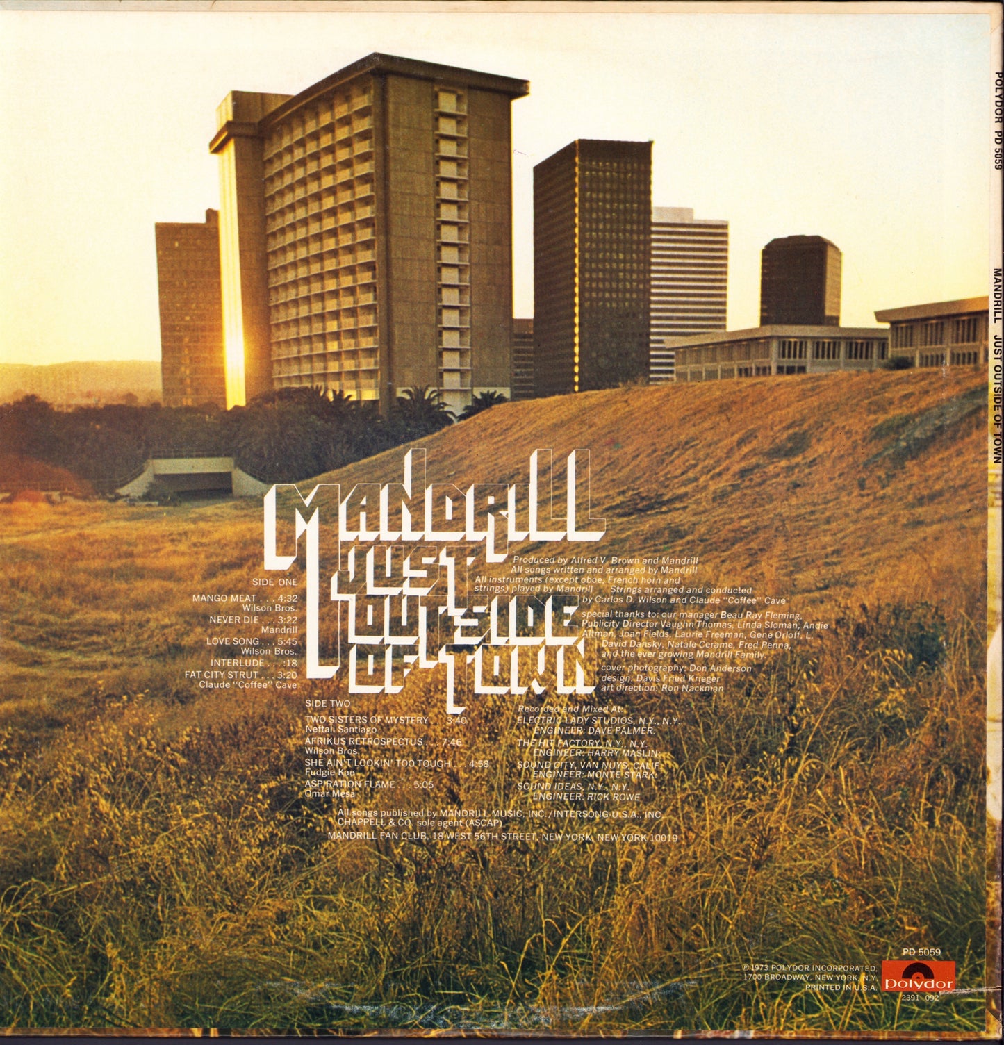 Mandrill - Just Outside Of Town Vinyl LP