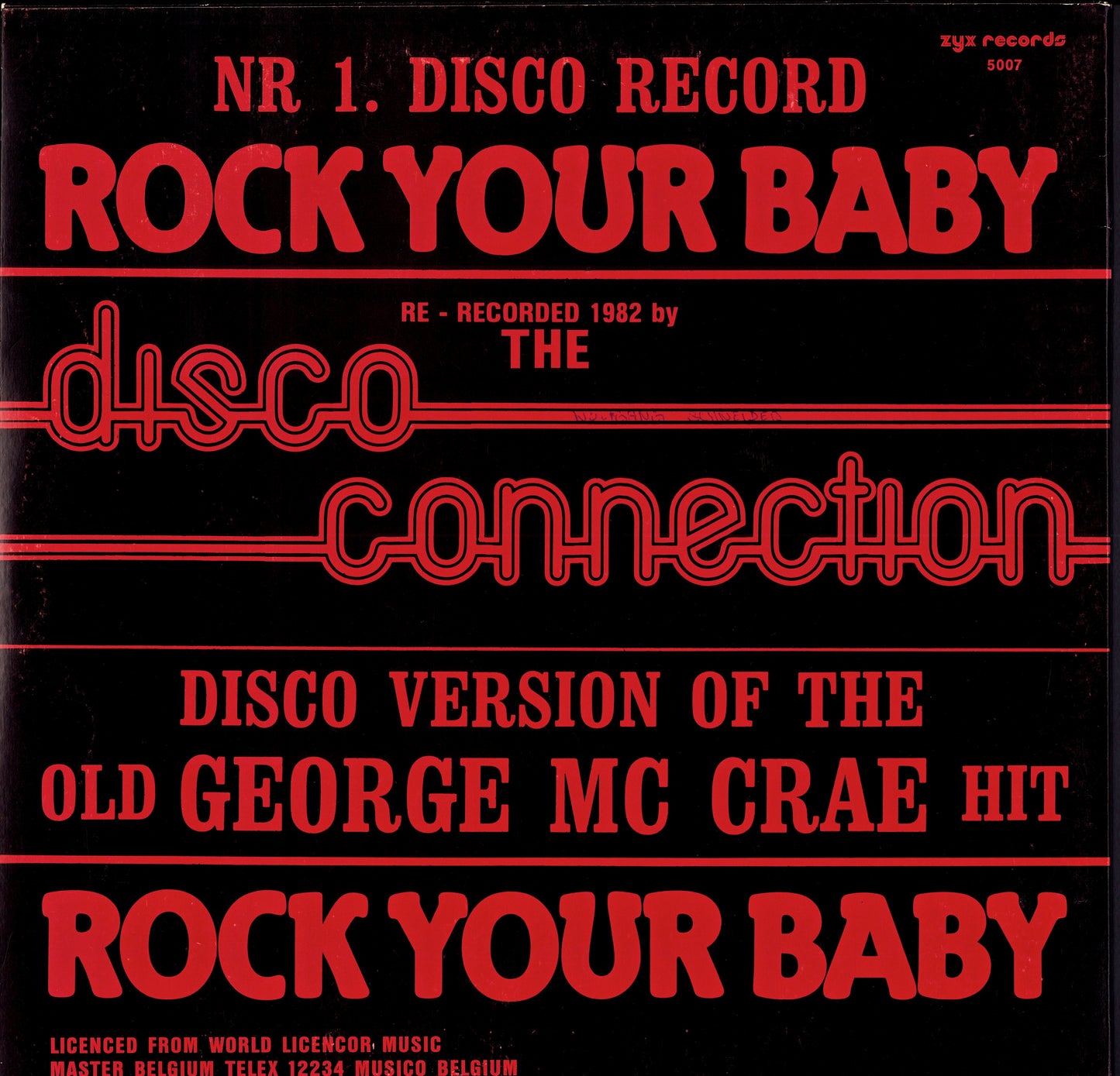 The Disco Connection – Rock Your Baby Vinyl 12" | DE Original | 1982