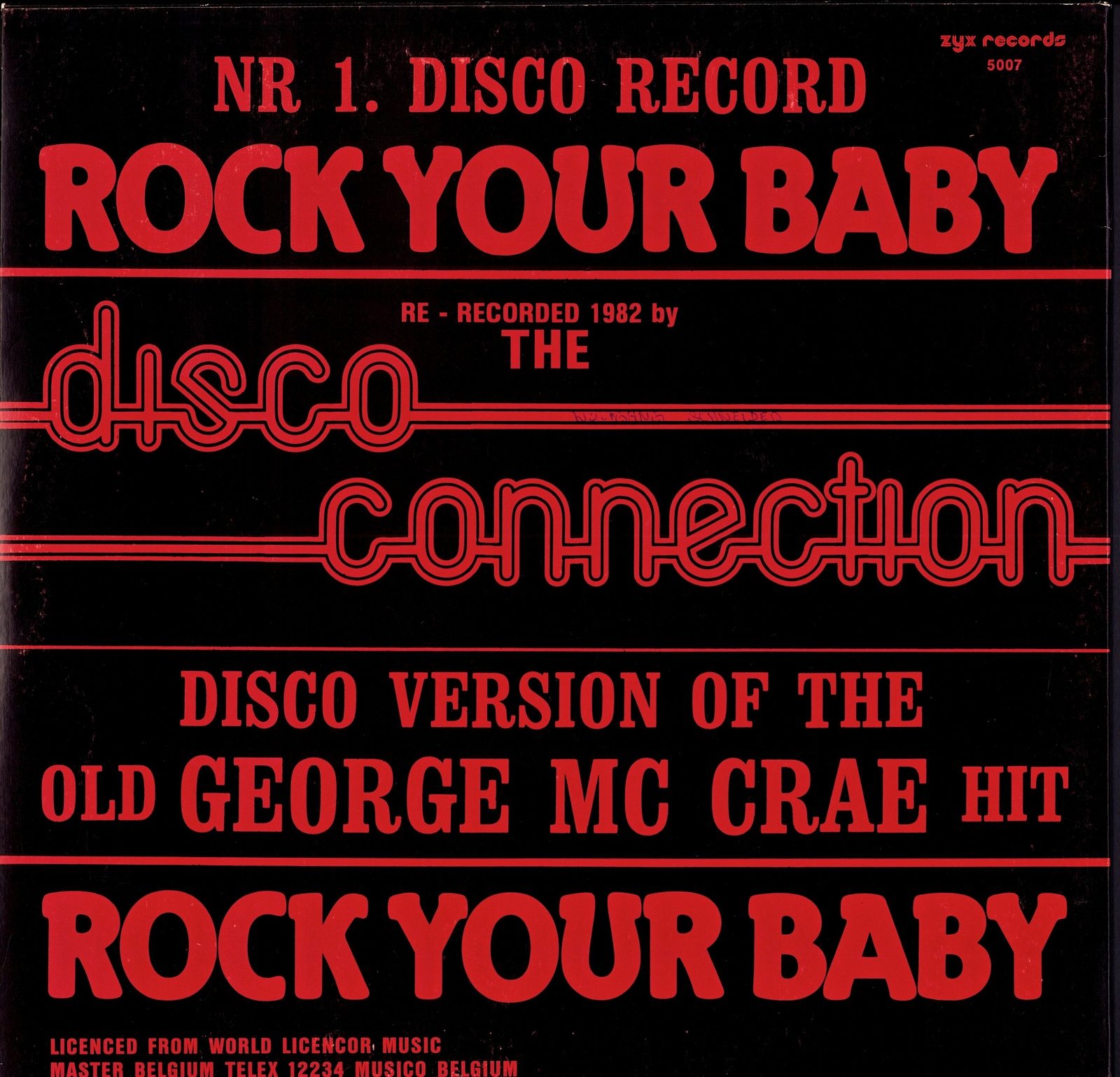 The Disco Connection – Rock Your Baby Vinyl 12" | DE Original | 1982