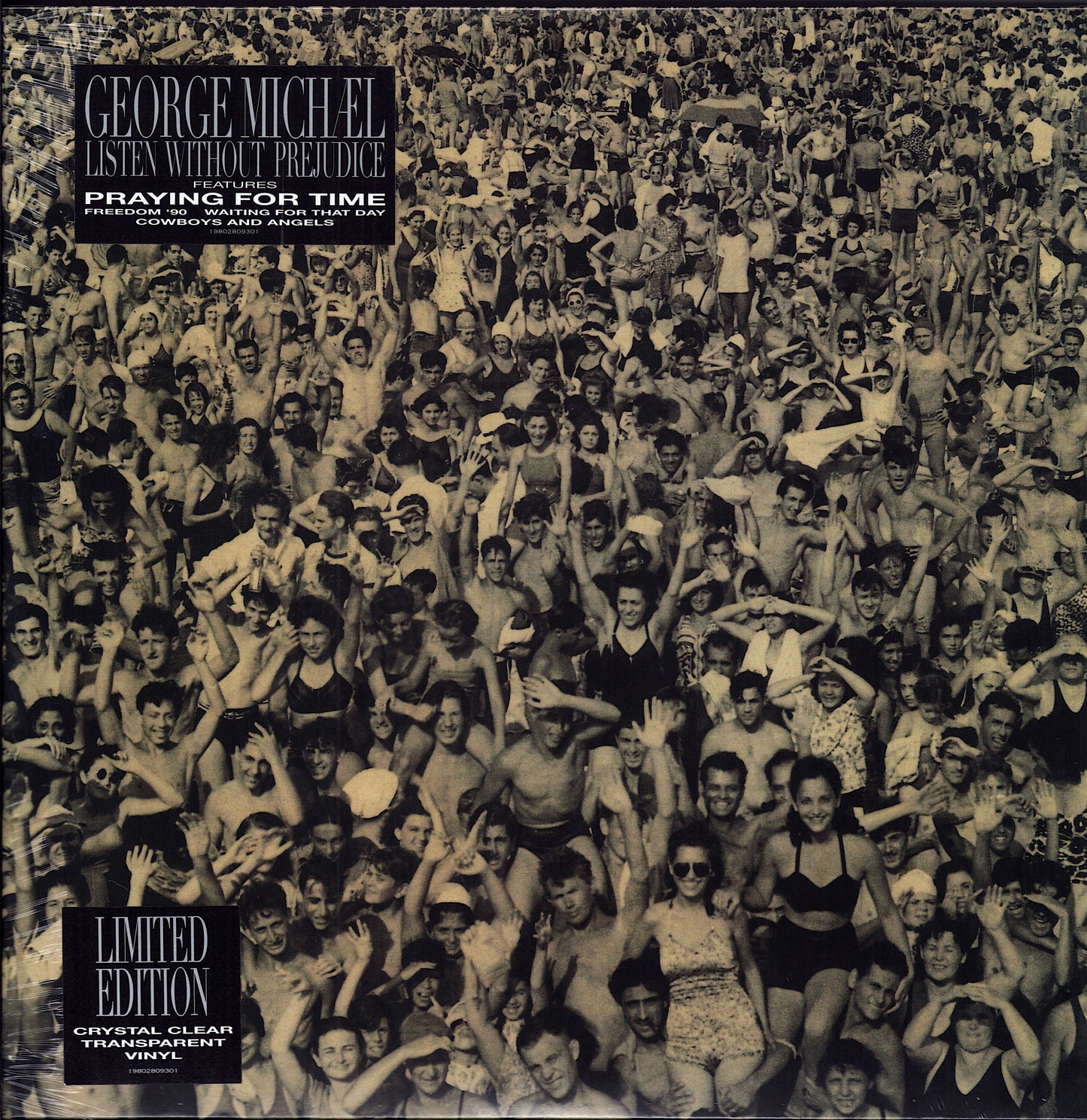 George Michael - Listen Without Prejudice Vol. 1 Crystal Clear Transparent Vinyl LP Limited Edition