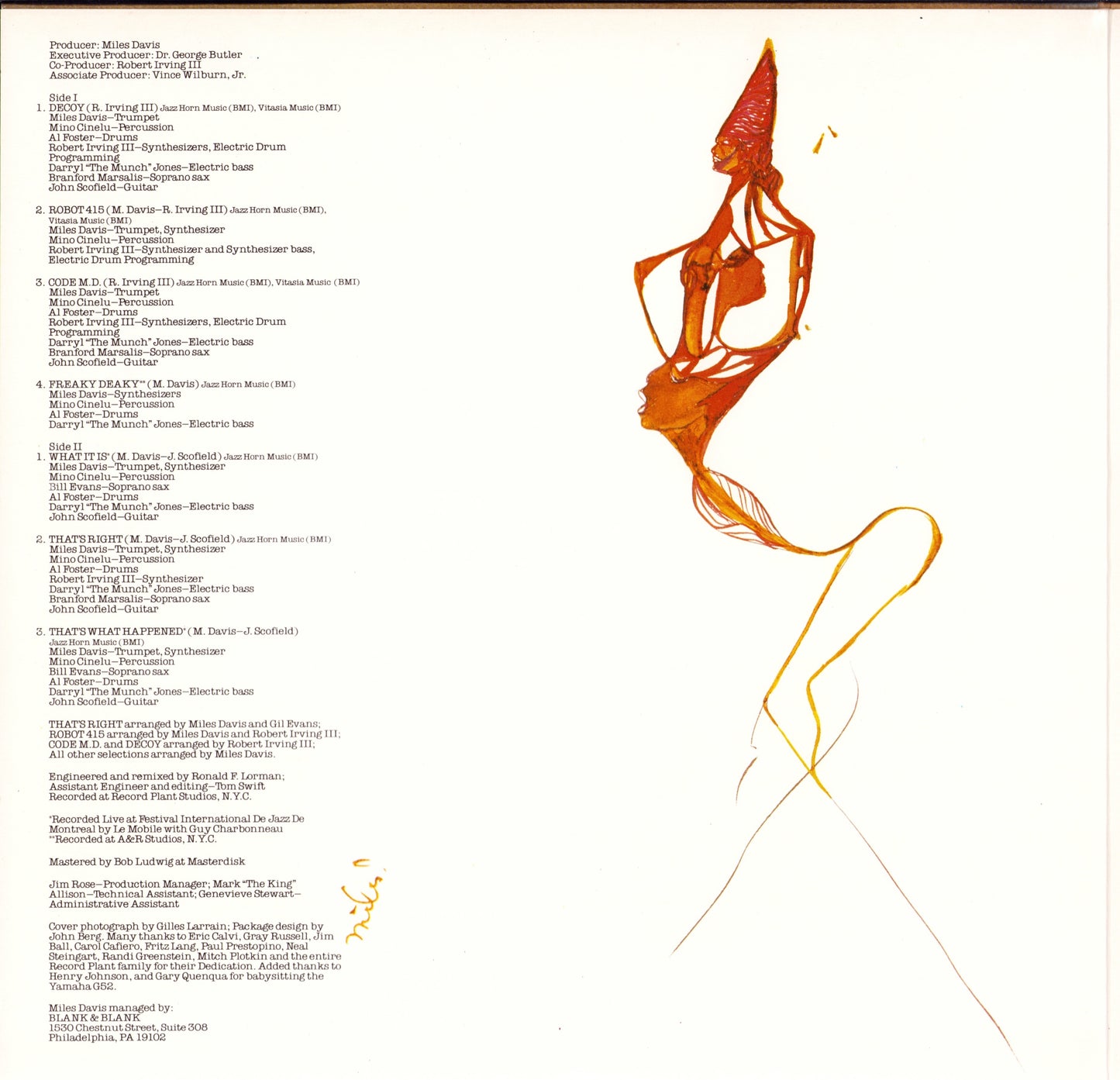 Miles Davis - Decoy Vinyl LP