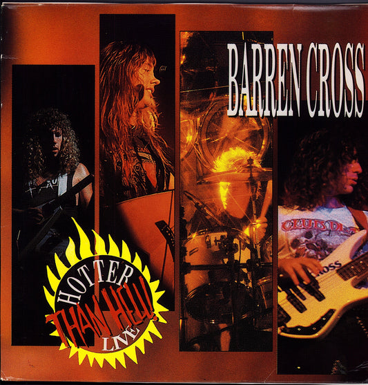 Barren Cross ‎- Hotter Than Hell! Live Vinyl 2LP