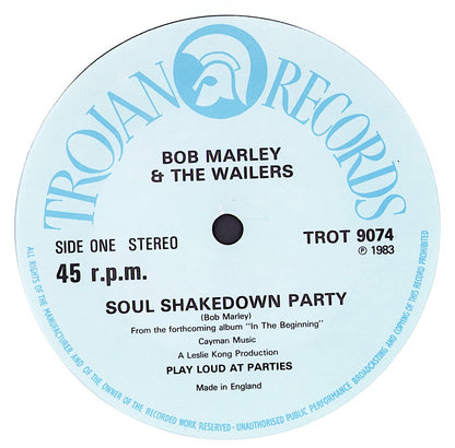 Bob Marley & The Wailers ‎- Soul Shakedown Party Vinyl 12" Maxi-Single