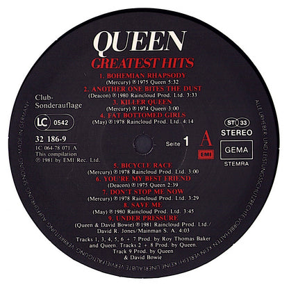 Queen – Greatest Hits Vinyl LP Club Edition