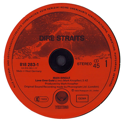 Dire Straits – Live - Love Over Gold / Solid Rock Vinyl 12" Maxi-Single