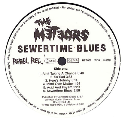 The Meteors – Sewertime Blues Vinyl LP