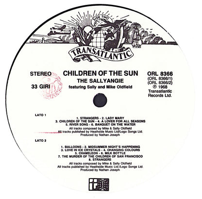 The Sallyangie Featuring Sally And Mike Oldfield – Children Of The Sun Vinyl LP