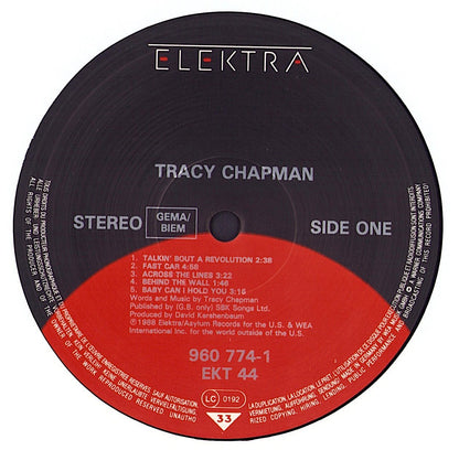 Tracy Chapman ‎- Tracy Chapman Vinyl LP
