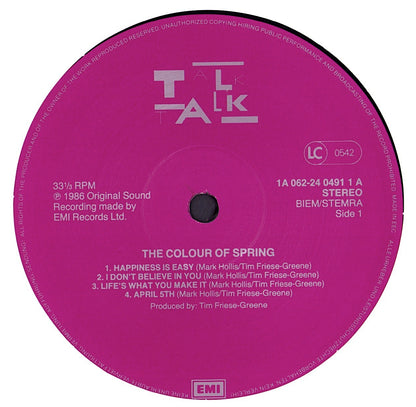 Talk Talk ‎- The Colour Of Spring Vinyl LP