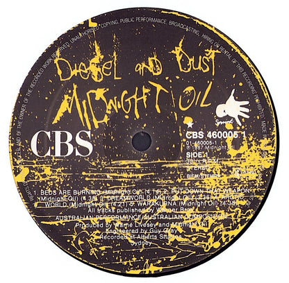 Midnight Oil ‎- Diesel and Dust Vinyl LP