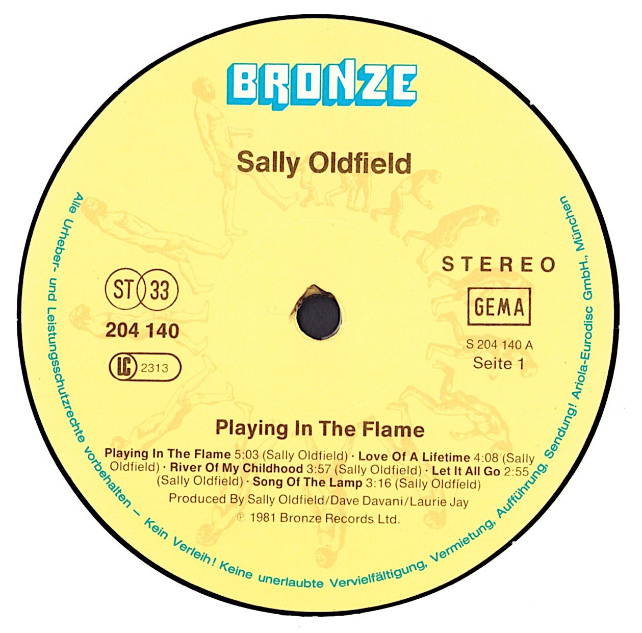 Sally Oldfield – Playing In The Flame Vinyl LP