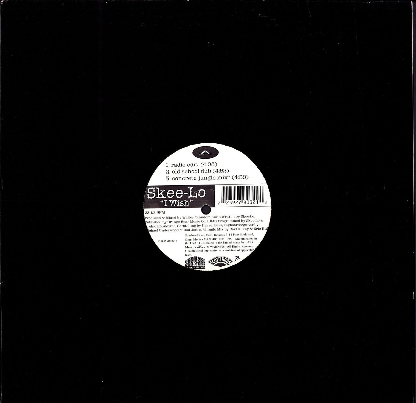 Skee-Lo – I Wish Vinyl 12" | US Original | 1995