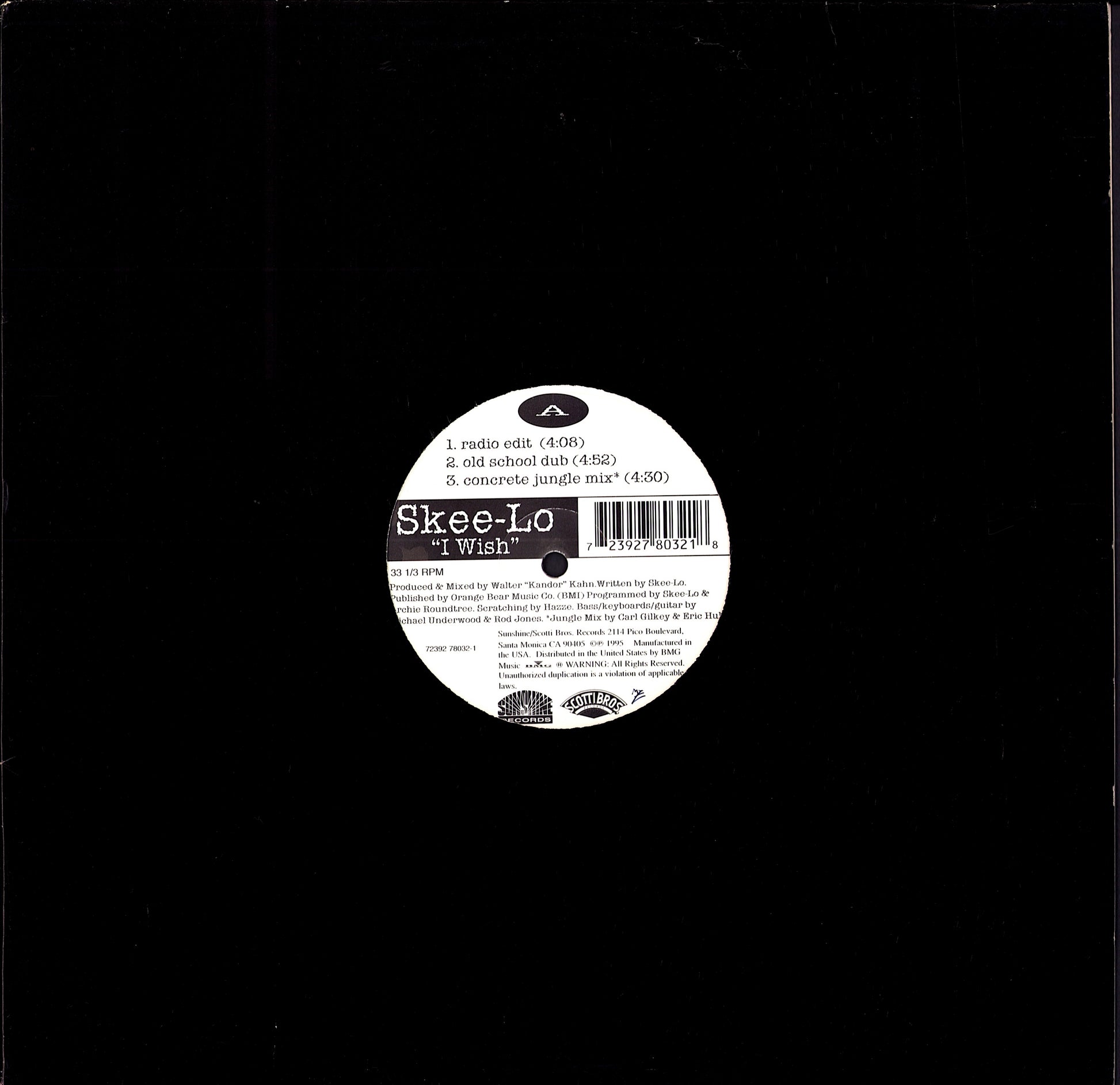 Skee-Lo – I Wish Vinyl 12" | US Original | 1995