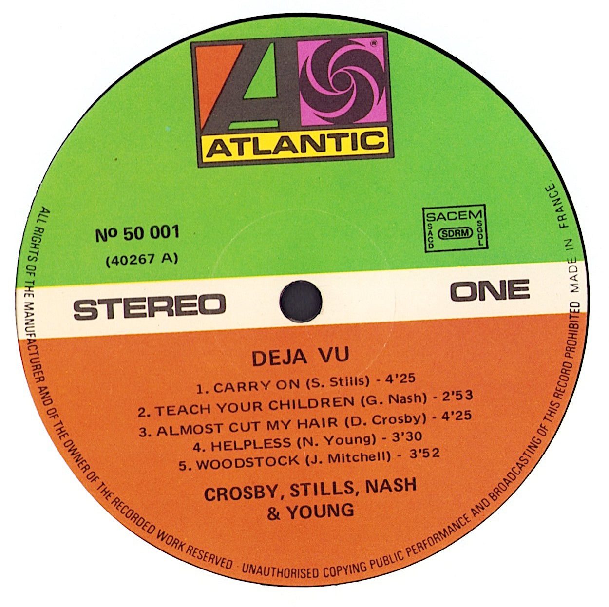 Crosby, Stills, Nash & Young - Déjà Vu Vinyl LP