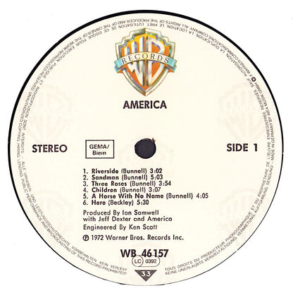 America - America Vinyl LP