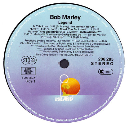 Bob Marley &amp; The Wailers – Legend - The Best Of Bob Marley And The Wailers