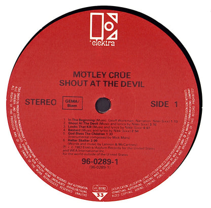 Mötley Crüe ‎- Shout At The Devil