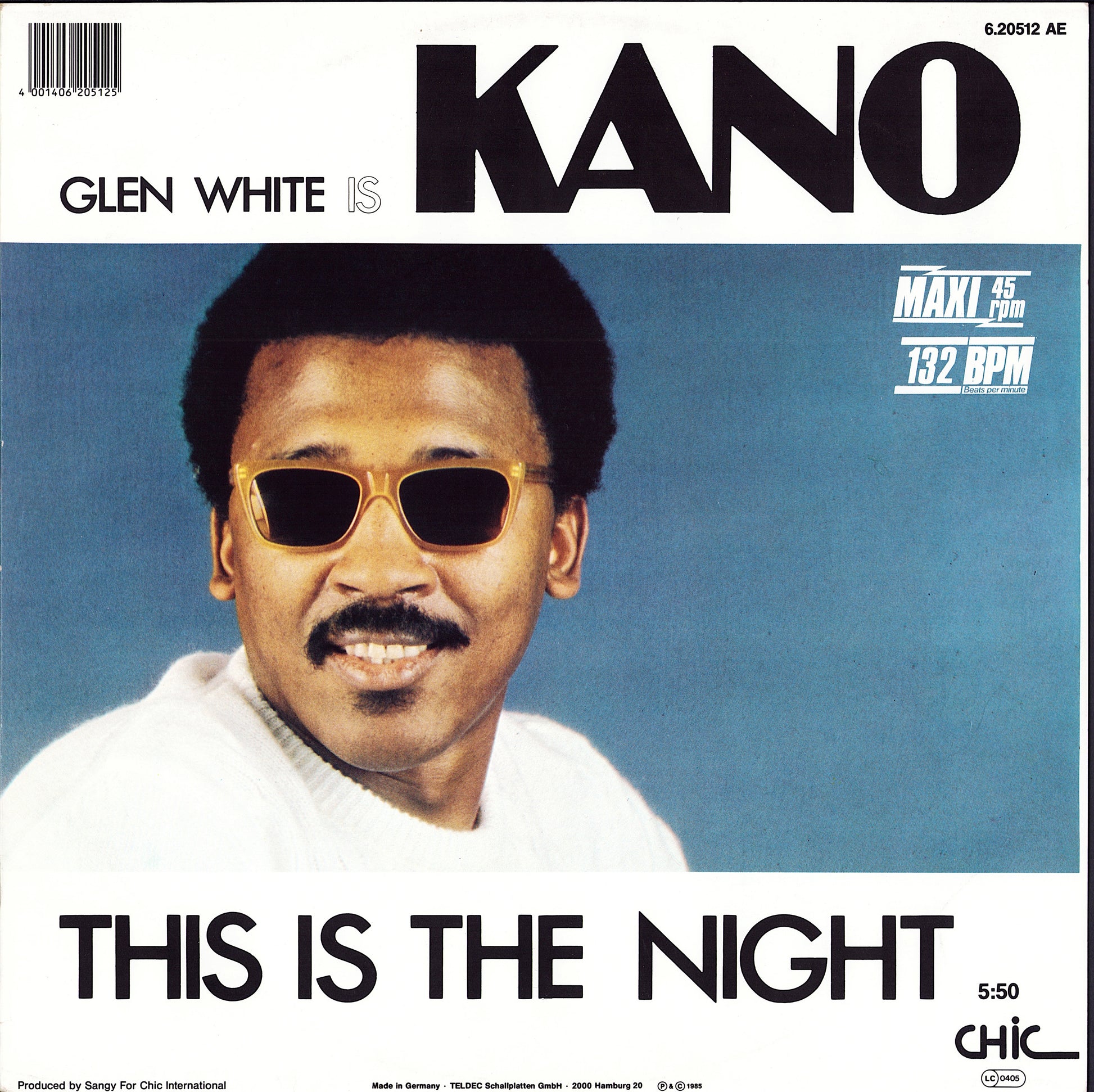 KanoGlen White (Kano) – This Is The Night (Yellow Transparent Vinyl 12")