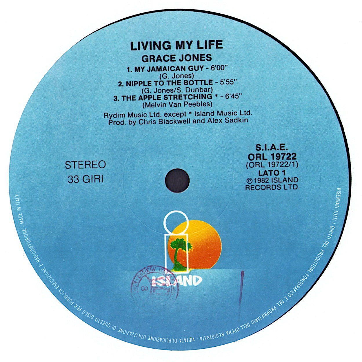 Grace Jones - Living My Life Vinyl LP