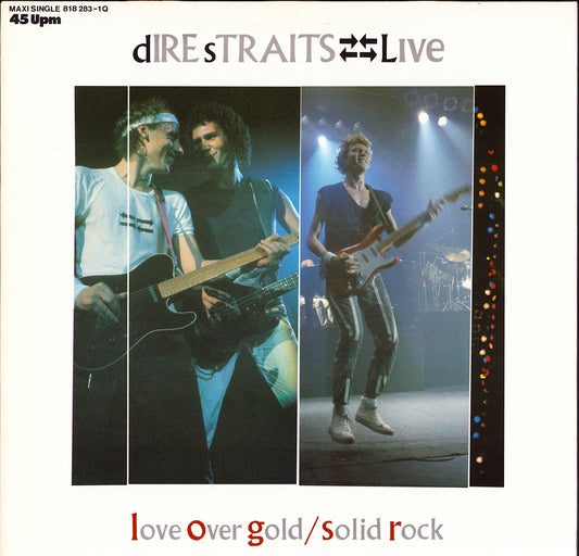 Dire Straits – Live - Love Over Gold / Solid Rock Vinyl 12" Maxi-Single