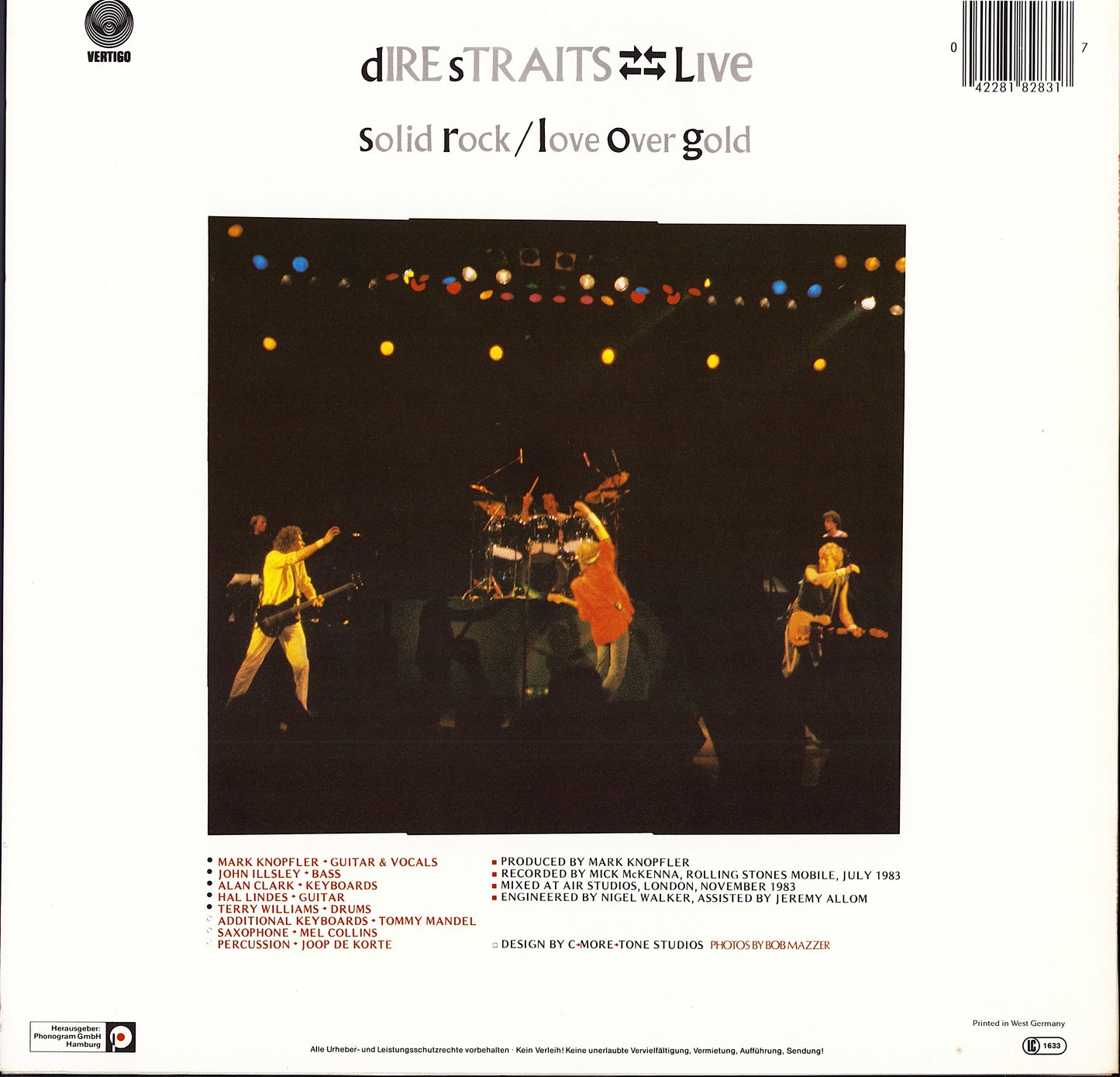 Dire Straits – Live - Love Over Gold / Solid Rock Vinyl 12" Maxi-Single