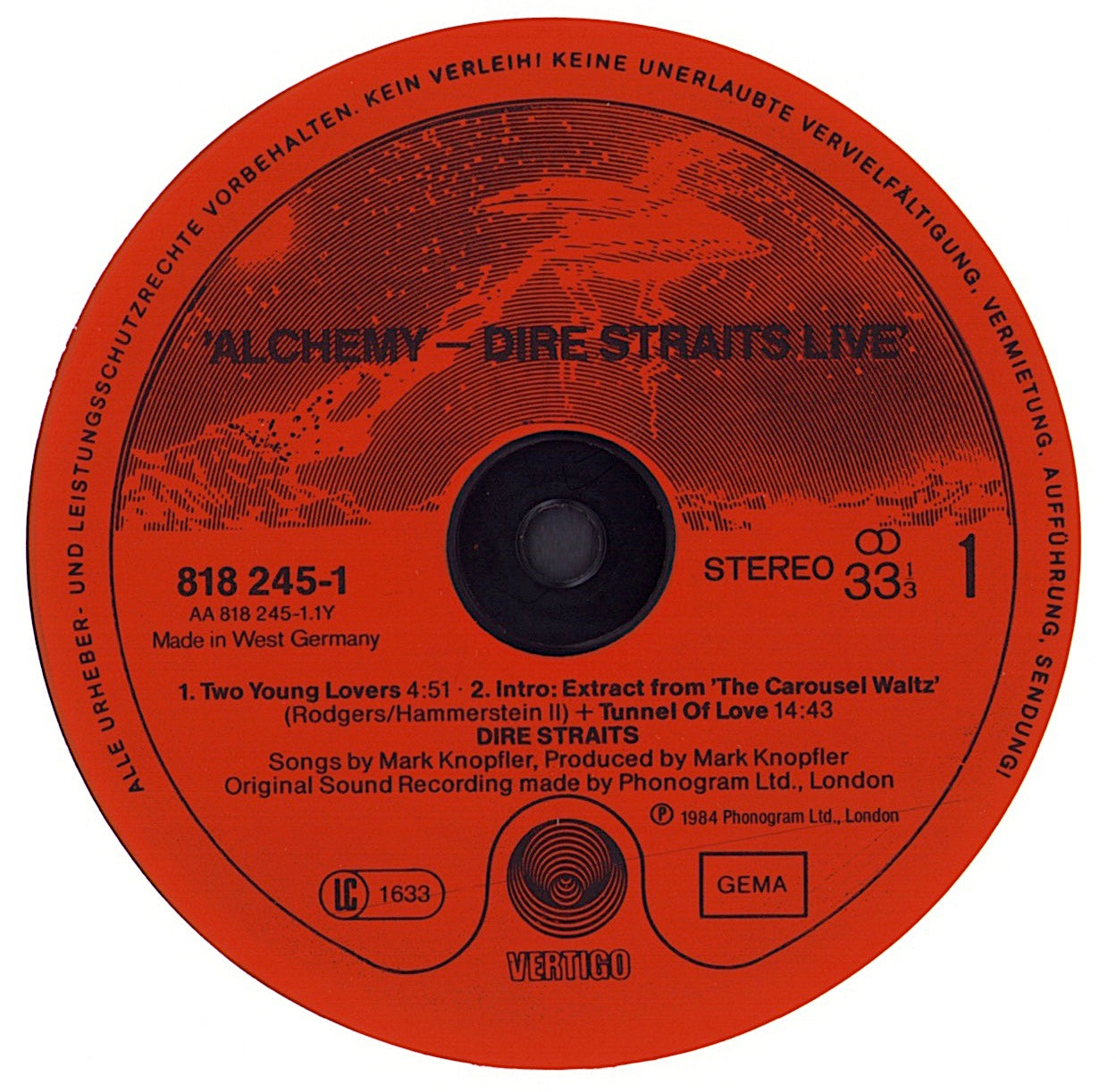 Dire Straits ‎- Alchemy - Dire Straits Live Vinyl 2LP